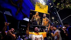 Fanouci Lakers zavzpomínali také na Kobeho Bryanta.