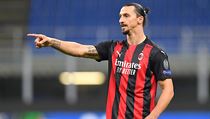 Zlatan Ibrahimovic v utkn proti Spart.