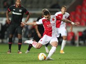 Nicolae Stanciu penaltu proti Leverkusenu nepromnil.