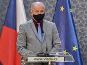 Ministr zdravotnictví Roman Prymula vystoupil 21. íjna 2020 v Praze na tiskové...