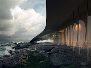 Uniktn stavba i vyhldka. V Norsku vyroste stavba ve tvaru velryb ploutve