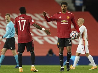 Marcus Rashford slav hattrick do st Lipska.