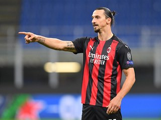 Zlatan Ibrahimovic v utkn proti Spart.