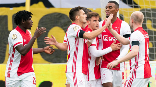 Fotbalisté Ajaxu deklasovali Venlo 13:0 a zaznamenali nejvyí výhru v historii...