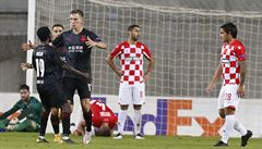 Evropská liga, Beer eva - Slavia: hostující Provod a Oscar slaví vyrovnání.