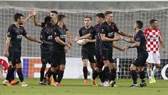 Evropská liga, Beer eva - Slavia: hosté slaví vyrovnání.