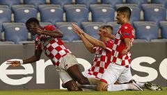 Evropská liga, Beer eva - Slavia: domácí slaví tetí gól v síti seívaných.