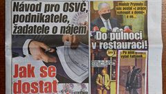 Deník Blesk (na snímku) zve�ejnil fotografie Romana Prymuly a Jaroslava...