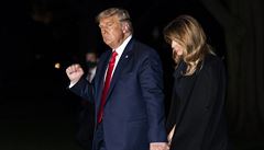 Donald Trump s manelkou Melanií.