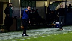 Trenér Liberce Pavel Hoftych.