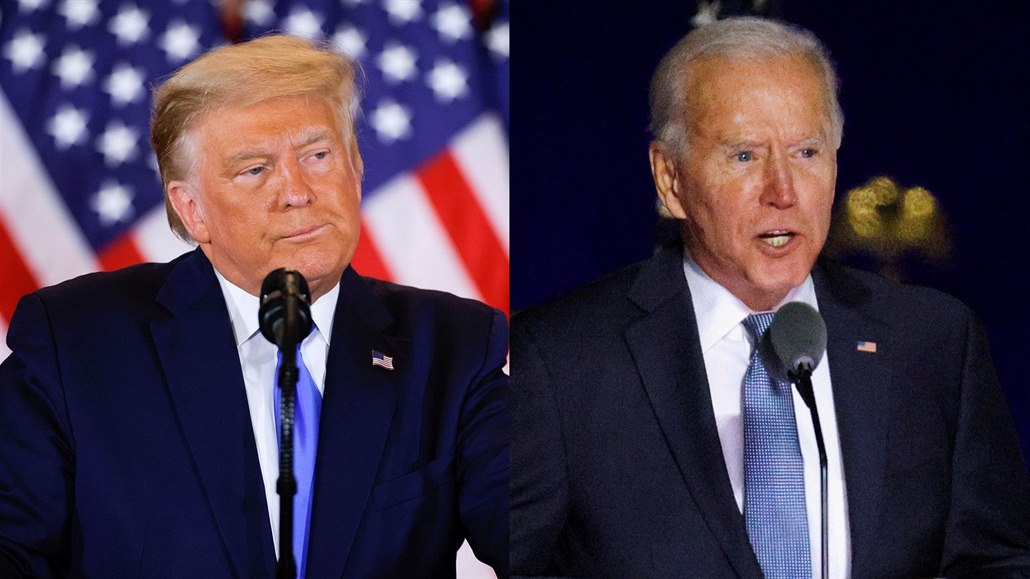 Donald Trump a Joe Biden