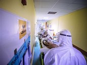 Nemocnice ve Zlín je stále zahlcena pacienty.