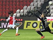 Utkání 7. kola první fotbalové ligy: Slavia Praha - FK Mladá Boleslav, 8....