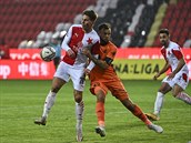 Utkání 7. kola první fotbalové ligy: Slavia Praha - FK Mladá Boleslav, 8....