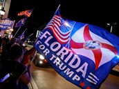 Podporovatelé Donalda Trumpa na Florid.