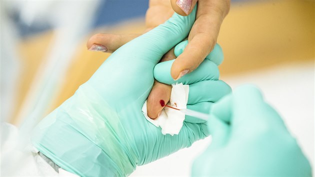 Antigenní test na koronavirus.