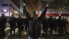 Protesty v Portlandu.