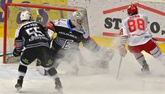 Utkání 15. kola hokejové extraligy: HC Energie Karlovy Vary - HC Ocelái...