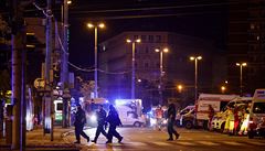 Policie hlídá st�ed Vídn�, kde do�lo k útoku.