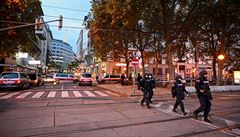 Policie ve Vídni.