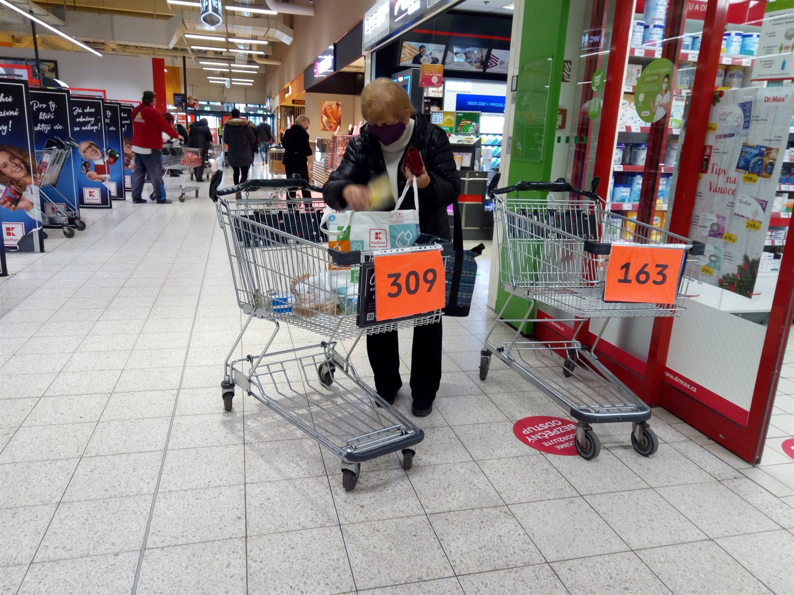 Obchody regulují počet nakupujících košíky, jeden do páru nestačí. Naprostý  nesmysl, rozčilují se zákazníci | Domov | Lidovky.cz