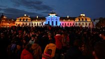 Demonstrace na Slovensku proti opatenm.