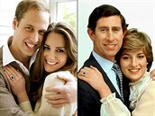 Královtí snoubenci se nechali inspirovat zásnubní fotografií rodi prince