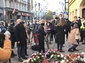 Vzdát hold piel 17. listopadu na Národní tídu i Václav Klaus ml., pedseda...