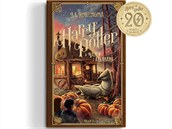 Obálka knihy Harry Potter a vze z Azkabanu od ilustrátora Adriána Macha.