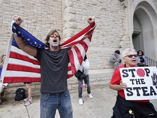 Trumpovi podporovatel v georgii protestuj proti stn hlas. Na...