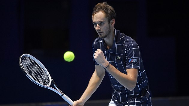 Daniil Medvedv na Turnaji mistr.