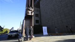 Plastiku odhalil ministr kultury Lubomír Zaorálek (�SSD) spolu s generálním...