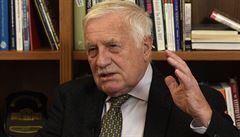Bývalý prezident Václav Klaus poskytl 12. listopadu 2020 v Praze rozhovor České...