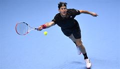 Rakouský tenista Dominic Thiem na Turnaji mistr.