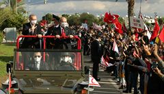 Turecký prezident Recep Tayyip Erdogan dnes navštívil Severokyperskou republiku... | na serveru Lidovky.cz | aktuální zprávy