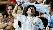 Argentinsk fotbalov legenda Diego Maradona
