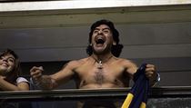Argentinská fotbalová legenda Diego Maradona na fotografii z roku 2008