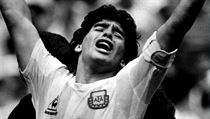 Argentinsk fotbalov legenda Diego Maradona