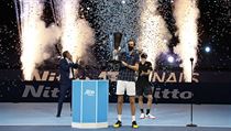 Ruský tenista Daniil Medveděv triumfoval na Turnaji mistrů.