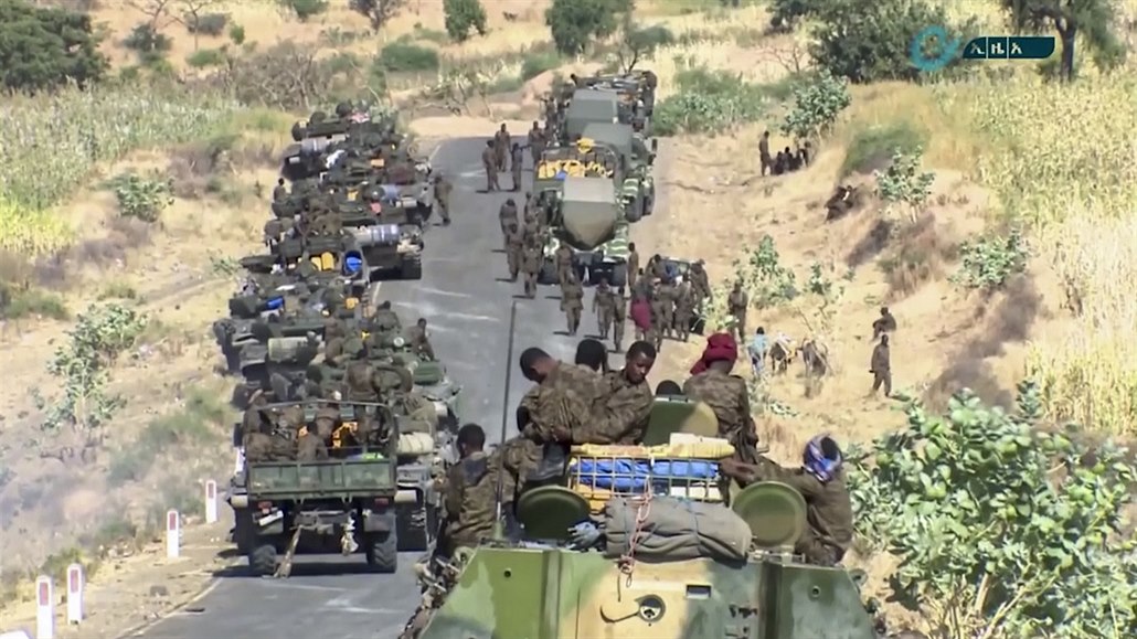 Etiopská armáda vstoupila do stediska oblasti Tigraj, proti ní bojuje od...