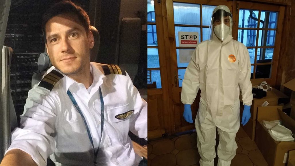Dopravní pilot Radek Česnek přišel kvůli covidu o práci, teď pomáhá v domově s...