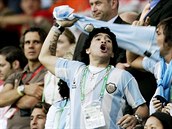 Argentinská fotbalová legenda Diego Maradona