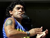 Argentinská fotbalová legenda Diego Maradona