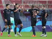 Manchester City slaví výhru nad Olympiakosem