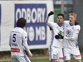 Utkání 8. kola první fotbalové ligy: FK Mladá Boleslav - FK Pardubice, 21....