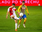 Utkání 8. kola první fotbalové ligy: SFC Opava - Slavia Praha, 21. listopadu...