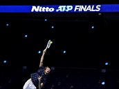 Ruský tenista Daniil Medvedv ve finále Turnaje mistr.