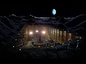 Scénu z filmu Stanleyho Kubricka 2001: Vesmírna odysea.