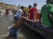 Tigrajtí uprchlíci na etiopsko-súdánské hranici.