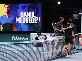 Rusk tenista Daniil Medvedv triumfoval na Turnaji mistr.